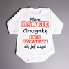 Mam babcię (imię) i nie zawaham się jej użyć - body niemowlęce