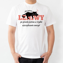 Jestem w trybie oszczędzania energii - koszulka męska