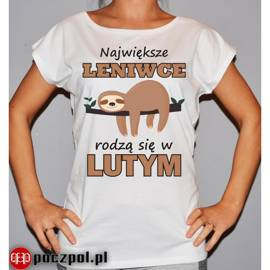 Największe leniwce rodzą się w...