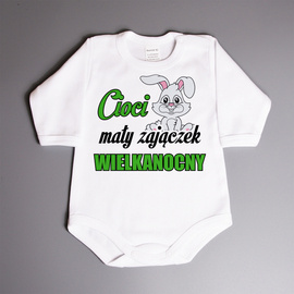 Cioci mały zajączek wielkanocny - body wielkanocne