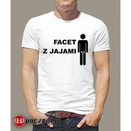 Facet z jajami - koszulka męska