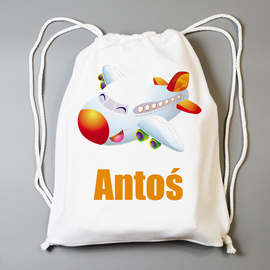 Samolot - worek do przedszkola