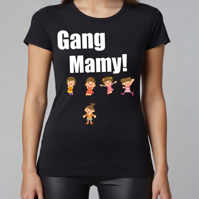 Gang mamy - koszulka damska