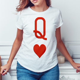 Dama serce - koszulka damska