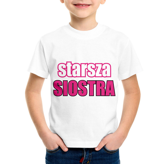Starsza siostra - koszulka dziecięca