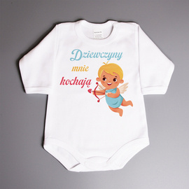 Dziewczyny mnie kochają - body dziecięce