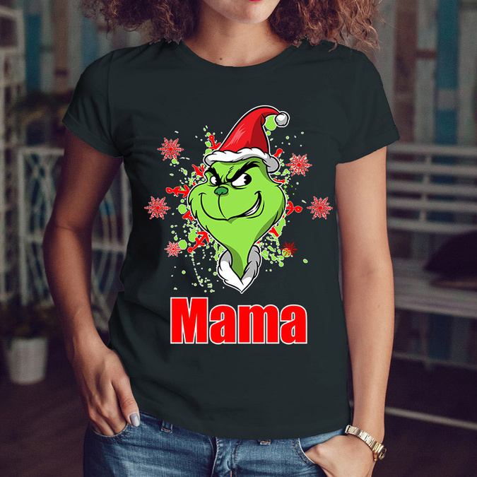 Mama Grinch - koszulka damska