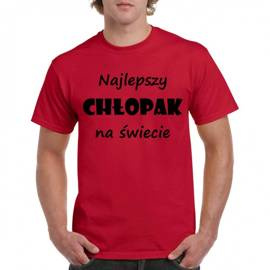 Najlepszy chłopak na świecie - Koszulka na dzień chłopaka