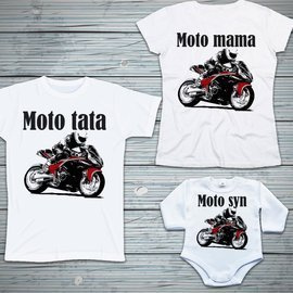 Zestaw Moto tata, moto syn, moto mama