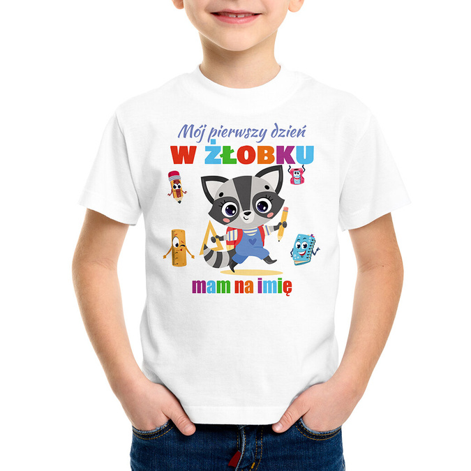 Mój pierwszy dzień w żłobku - koszulka dziecięca