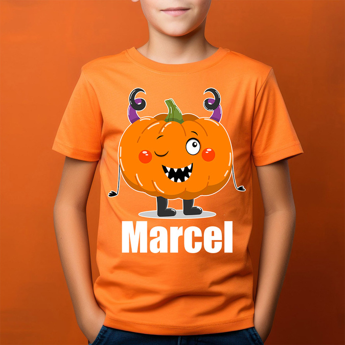 Dynia (imię) koszulka dziecięca na Halloween