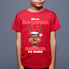 Moja świąteczna koszulka po domu - koszulka dziecięca