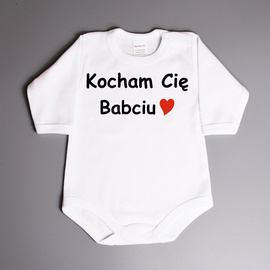 Kocham cię babciu - body niemowlęce