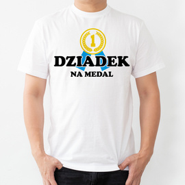 Dziadek na medal - koszulka męska