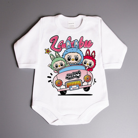 Labubu at car - body niemowlęce