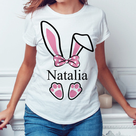Zajączek wielkanocny - koszulka damska