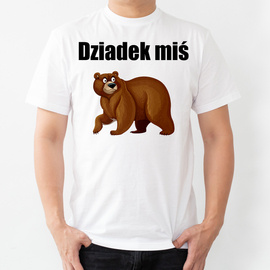 Dziadek miś - koszulka męska