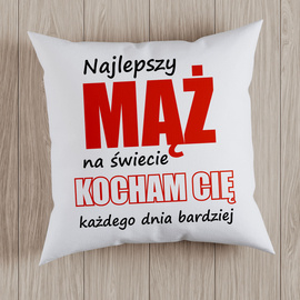 Najlepszy mąż na świecie - poduszka