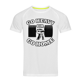 Go heavy or go home - koszulka sportowa