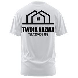 Koszulka z LOGO dla Firm Budowlanych - Nadruk Firmowy