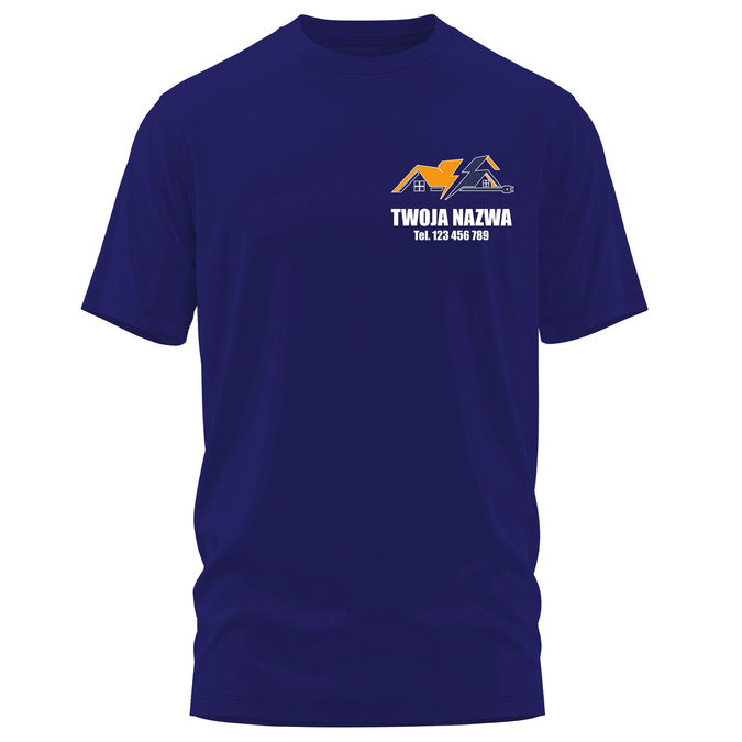 Koszulka z LOGO dla Firm Elektrycznych - Nadruk Firmowy