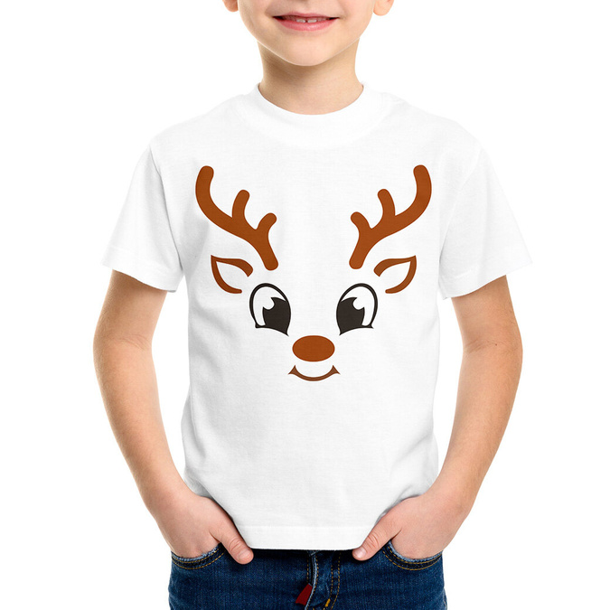 Koszulka dziecięca z reniferem