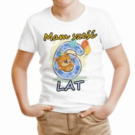 Mam sześć lat - koszulka dziecięca