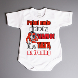 Pakuj moje pieluchy mamo idę z tatą na trening BOKS - bodziak