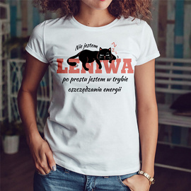 Jestem w trybie oszczędzania energii - koszulka damska