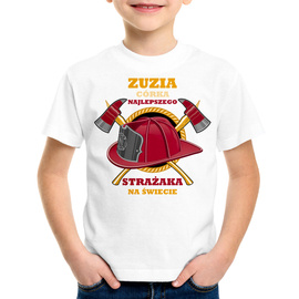 Córka najlepszego strażaka - koszulka dziecięca