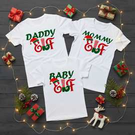 Zestaw świąteczny koszulek elfy