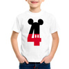 Koszulka na czwarte urodziny mickey