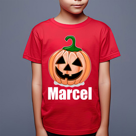 Dynia (imię) koszulka dziecięca na Halloween