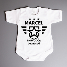 Dowódca jednostki - body niemowlęce