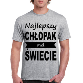 Najlepszy chłopak na świecie - koszulka na dzień chłopaka