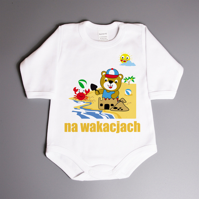 Body na wakacje - body niemowlęce