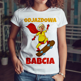 Odjazdowa babcia - koszulka damska
