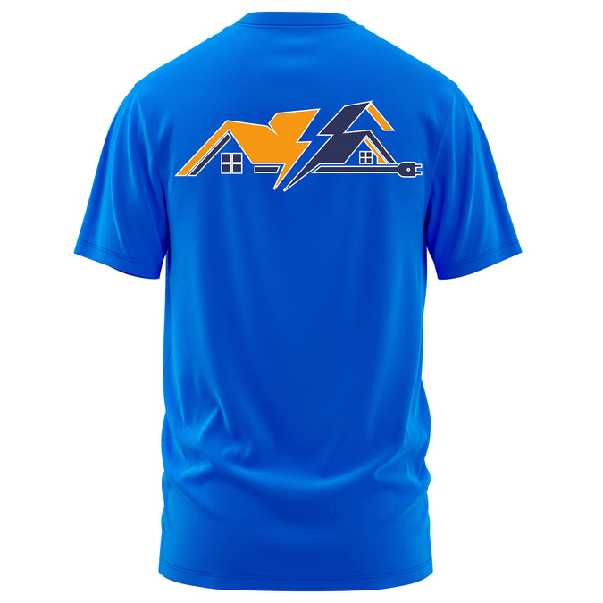 Koszulka z LOGO dla Firm Elektrycznych - Nadruk Firmowy