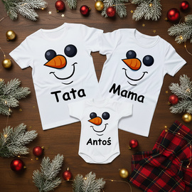 Zestaw świąteczny - bałwanki