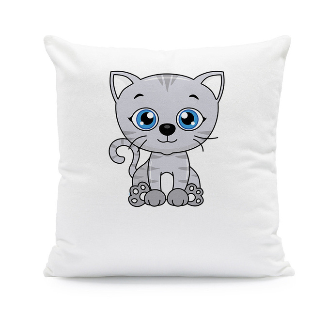 Kot - poduszka z imieniem