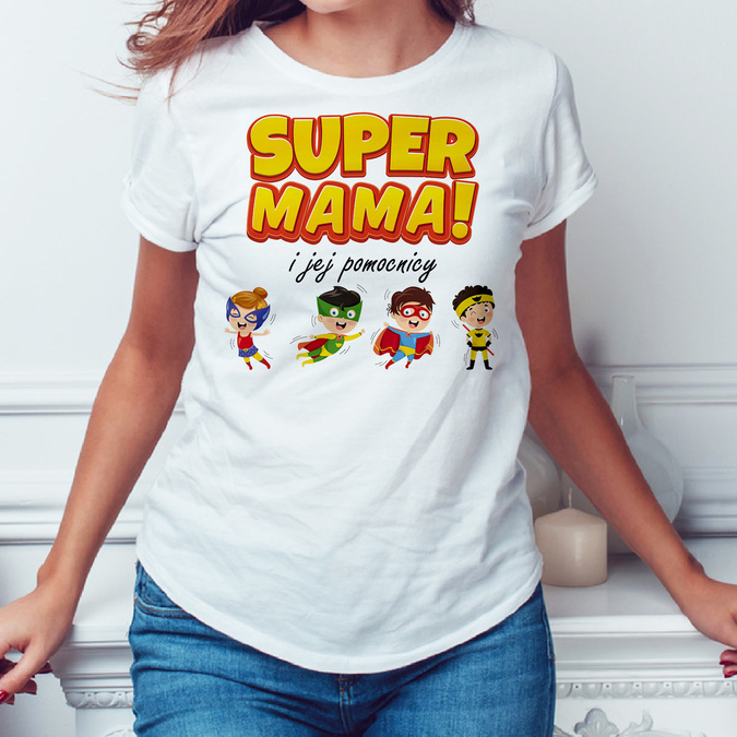 Super Mama - koszulka damska