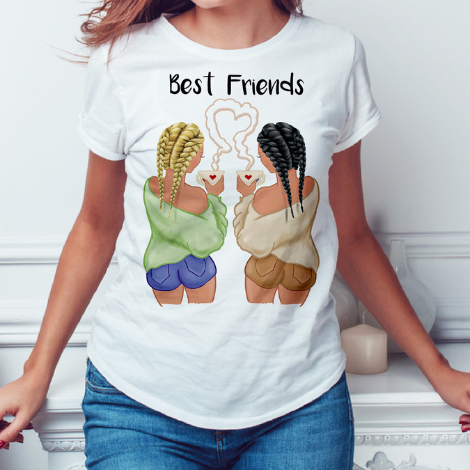 Best Friends - koszulka damska