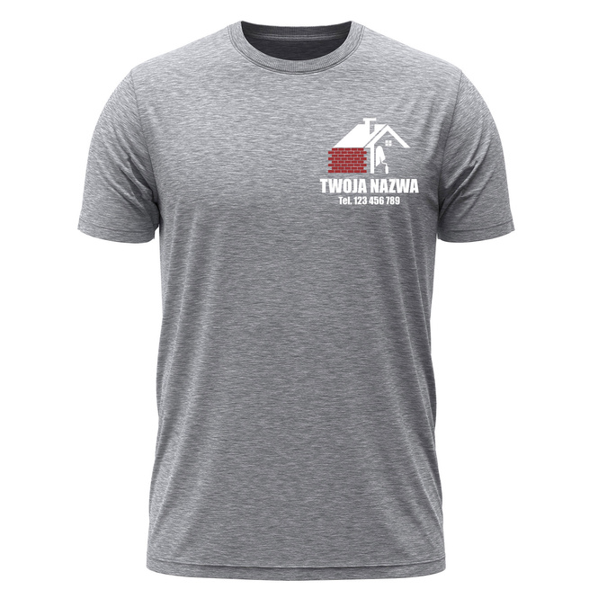Koszulka z LOGO dla Firm Budowlanych - Nadruk Firmowy