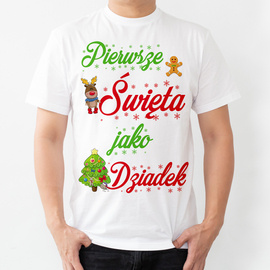 Pierwsze święta jako dziadek - koszulka męska