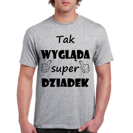 Tak wygląda Super dziadek - koszulka męska
