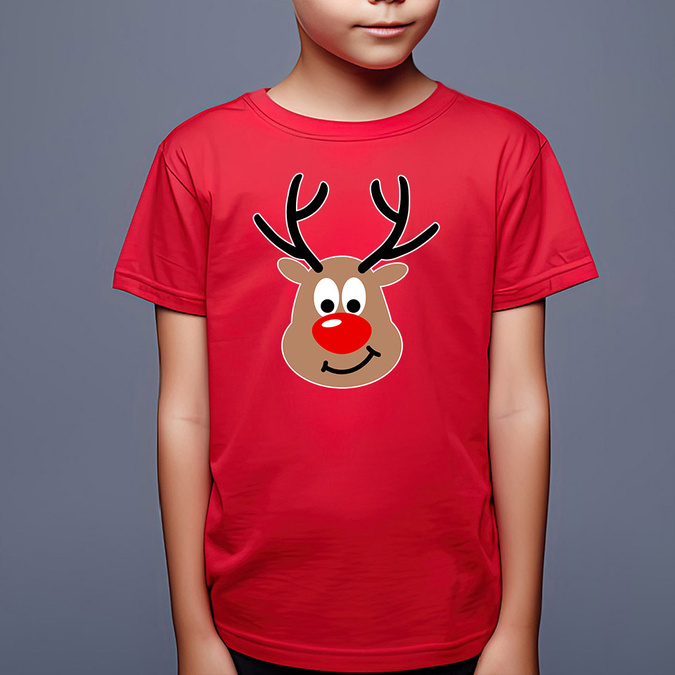 Koszulka świąteczna renifer