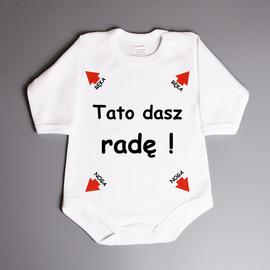 Tato dasz radę - body niemowlęce
