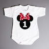 Body na roczek z myszką (imię) - body niemowlęce