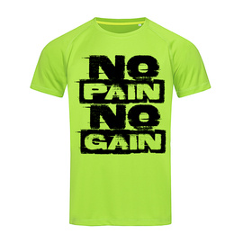 NO PAIN NO GAIN - koszulka sportowa