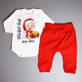 Wesołych Świąt życzy (imię) - komplet świąteczny